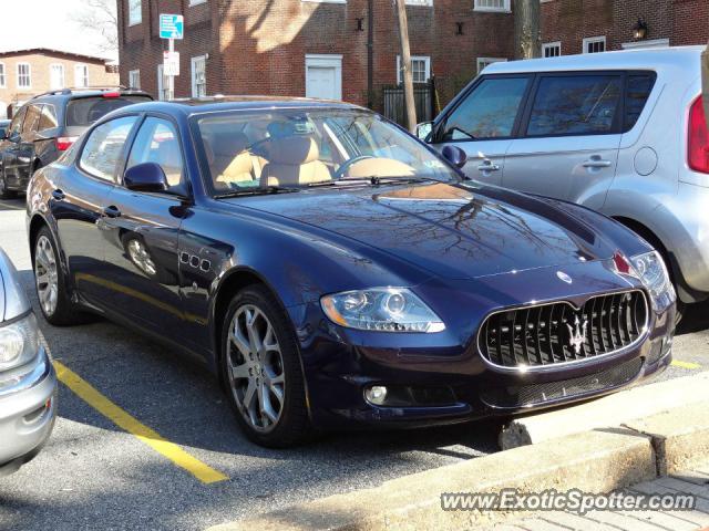 Maserati Quattroporte spotted in Newark, Delaware