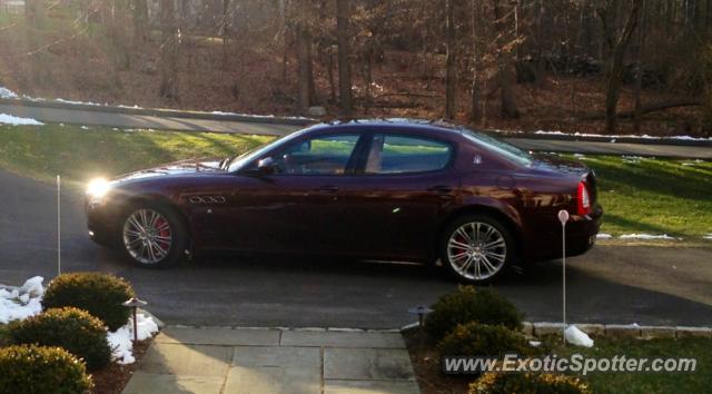 Maserati Quattroporte spotted in Newtown, Connecticut