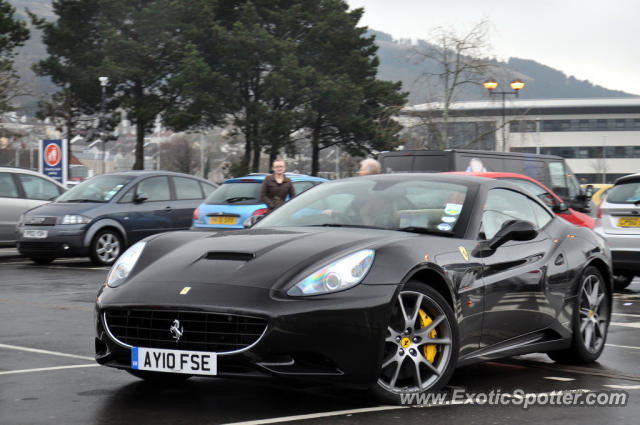 Ferrari California spotted in Swansea, United Kingdom