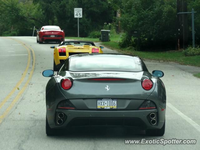 Ferrari California spotted in Wilmington, Delaware