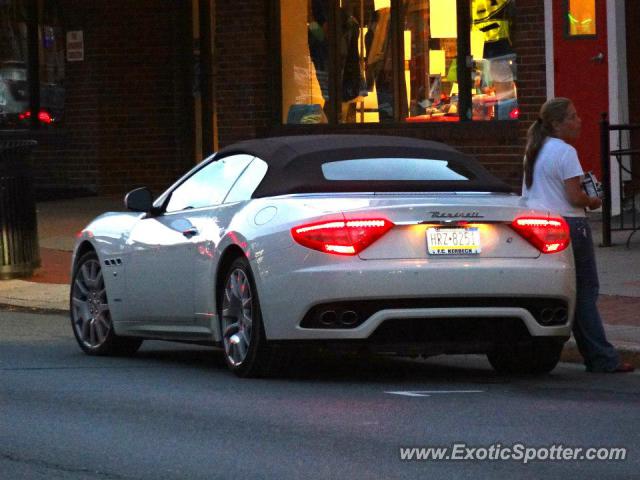 Maserati GranTurismo spotted in Newark, Delaware