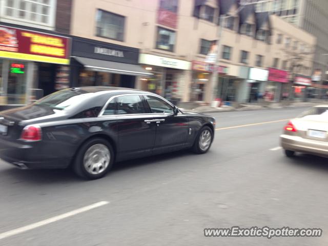 Rolls Royce Ghost spotted in Toronto, Canada