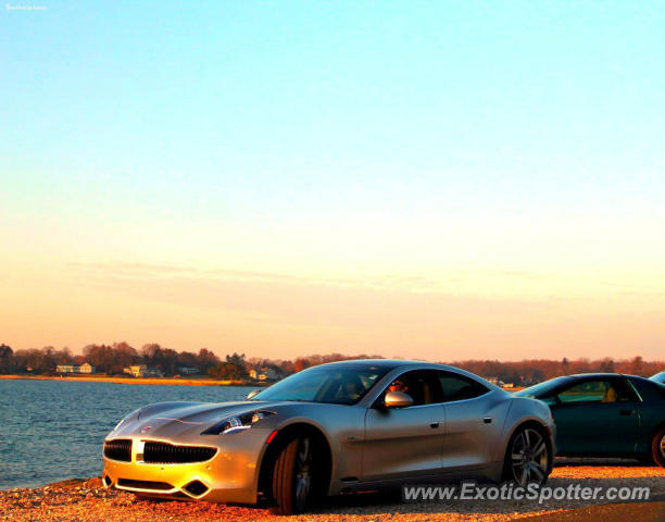 Fisker Karma spotted in Old Greenwich, Connecticut