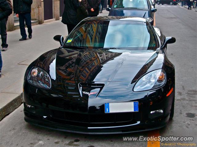 Chevrolet Corvette Z06 spotted in Milan, Italy