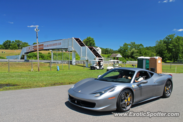 Ferrari 458 Italia spotted in Lakeville, Connecticut