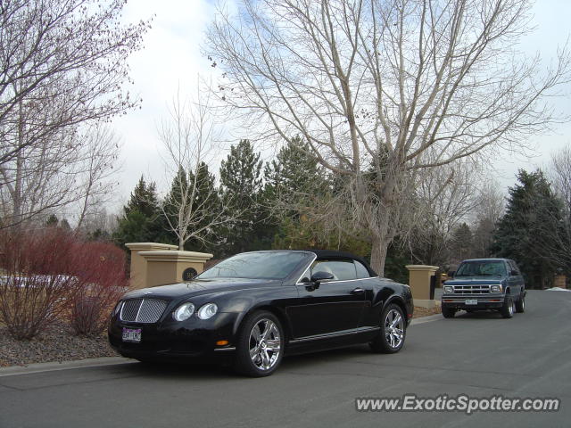 Bentley Continental spotted in Centennial, Colorado