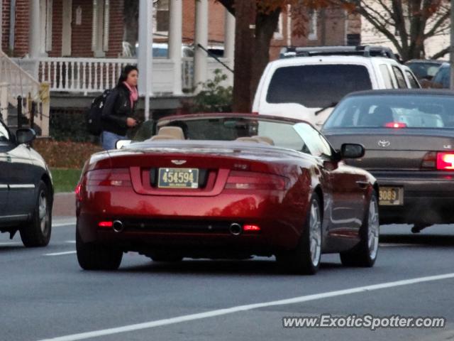 Aston Martin DB9 spotted in Newark, Delaware