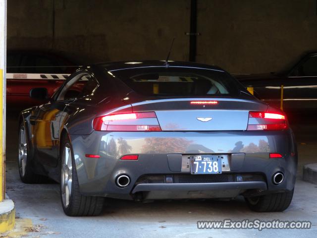 Aston Martin Vantage spotted in Newark, Delaware