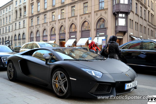Lamborghini Aventador spotted in Munich, Germany