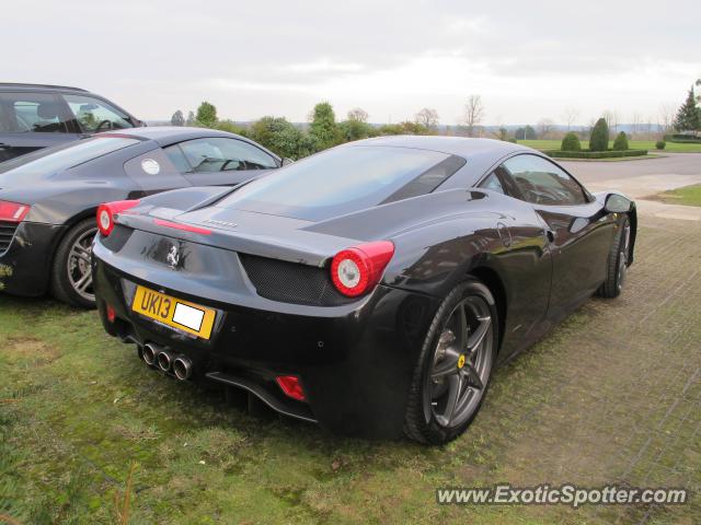 Ferrari 458 Italia spotted in Hampshire, United Kingdom