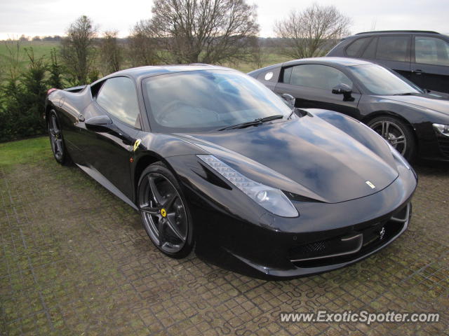 Ferrari 458 Italia spotted in Hampshire, United Kingdom