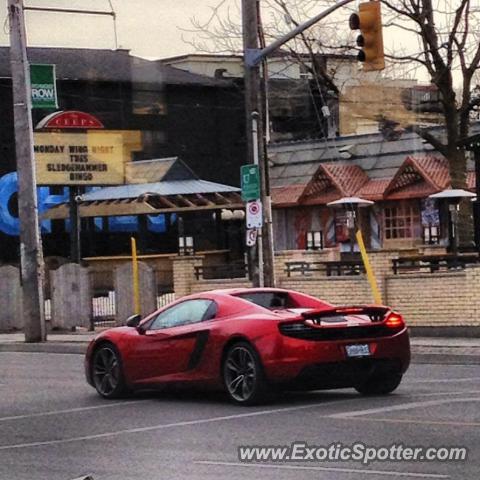 Mclaren MP4-12C spotted in London, Ontario, Canada