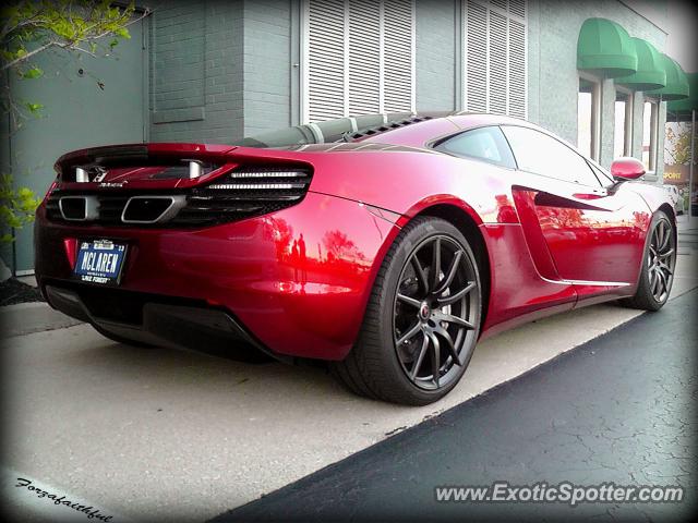 Mclaren MP4-12C spotted in Indianapolis, Indiana