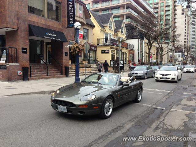 Aston Martin DB7 spotted in Toronto, Canada