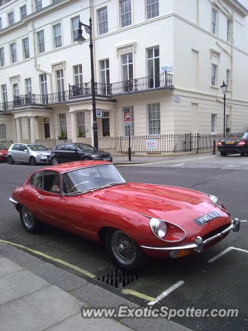 Jaguar E-Type spotted in London, United Kingdom