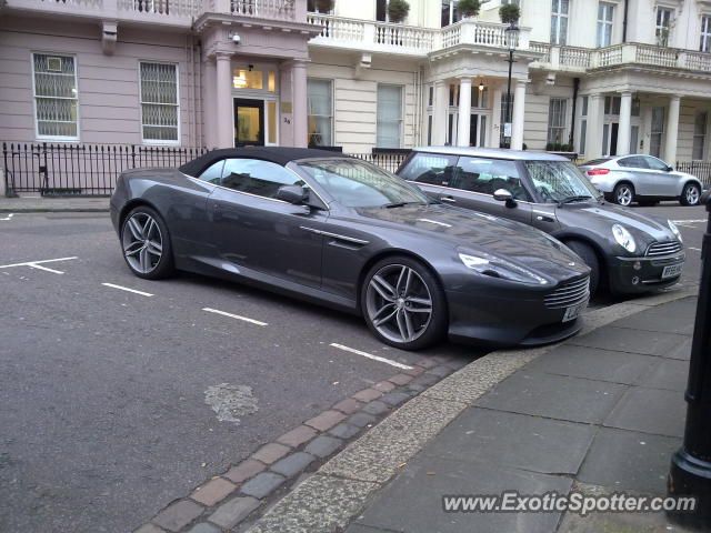 Aston Martin Virage spotted in London, United Kingdom on 03/10/2013