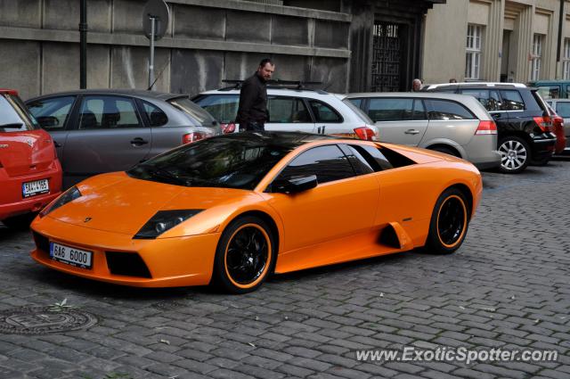 Lamborghini Murcielago spotted in Prague, Czech Republic