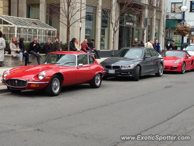 Jaguar E-Type spotted in Toronto, Canada