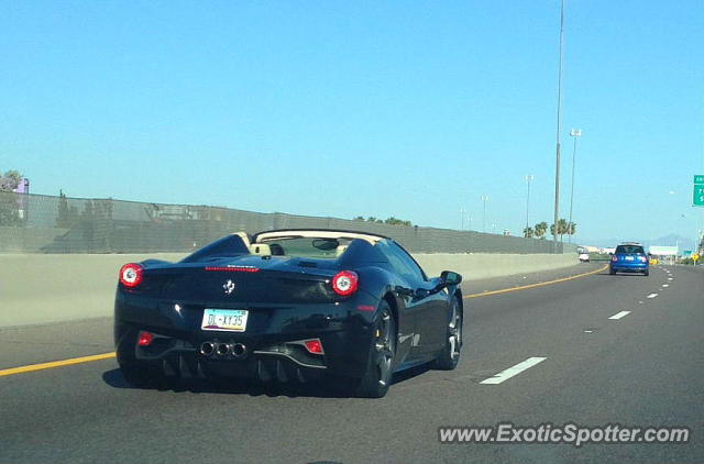Ferrari 458 Italia spotted in Phoenix, Arizona