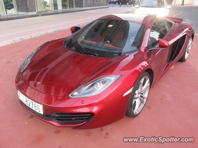 Mclaren MP4-12C spotted in Dubai JLT, United Arab Emirates