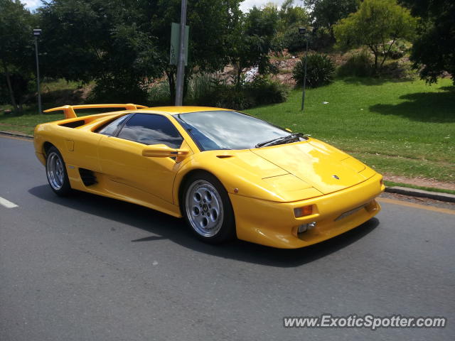 Lamborghini Diablo spotted in Johannesburg, South Africa