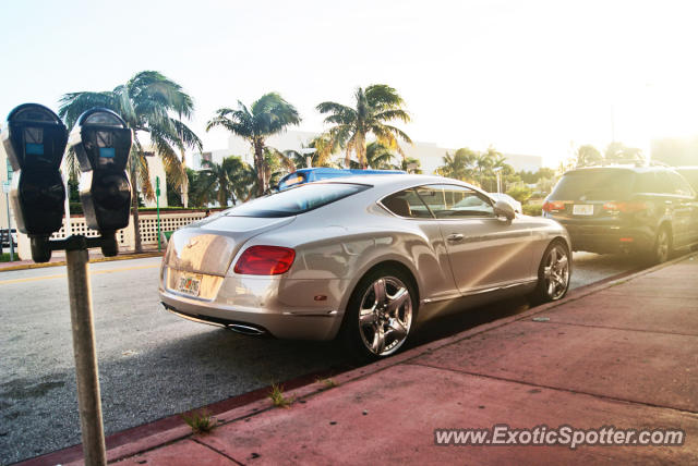 Bentley Continental spotted in Miami, Florida