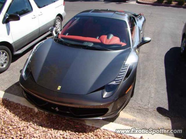 Ferrari 458 Italia spotted in Las Vegas, Nevada