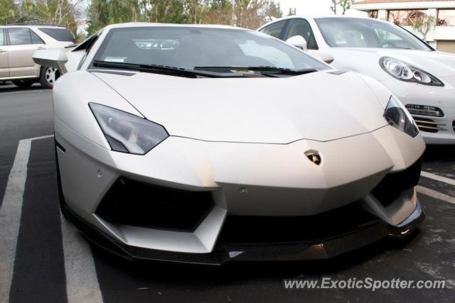 Lamborghini Aventador spotted in Los Angeles, California