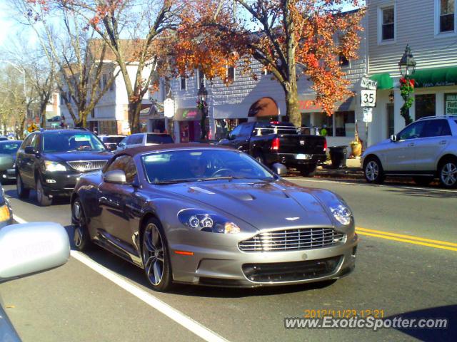 Aston Martin DBS spotted in Ridgefield, Connecticut