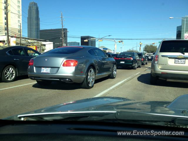 Bentley Continental spotted in Houston, Texas