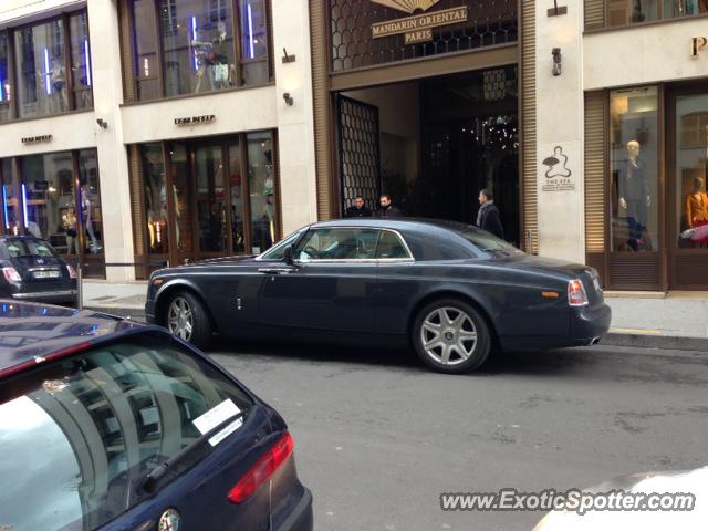 Rolls Royce Phantom spotted in Paris, France