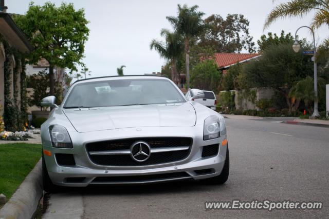 Mercedes SLS AMG spotted in Angelos, California