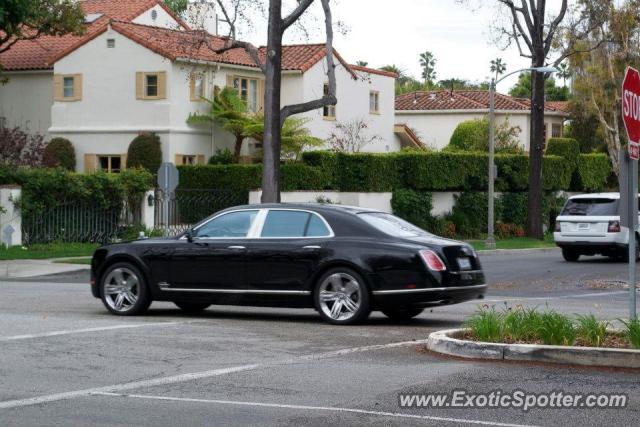Bentley Mulsanne spotted in Los Angelos, California