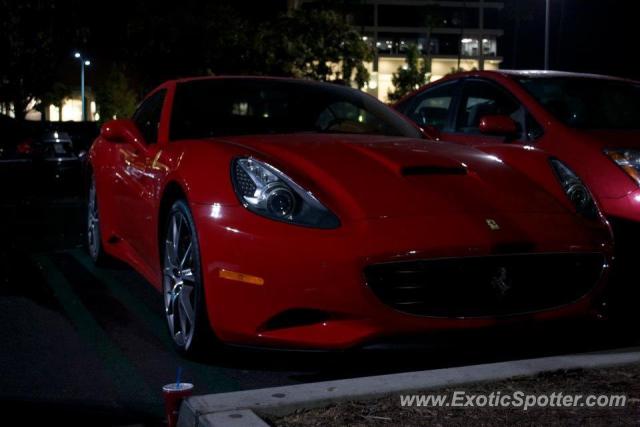Ferrari California spotted in Los Angelos, California