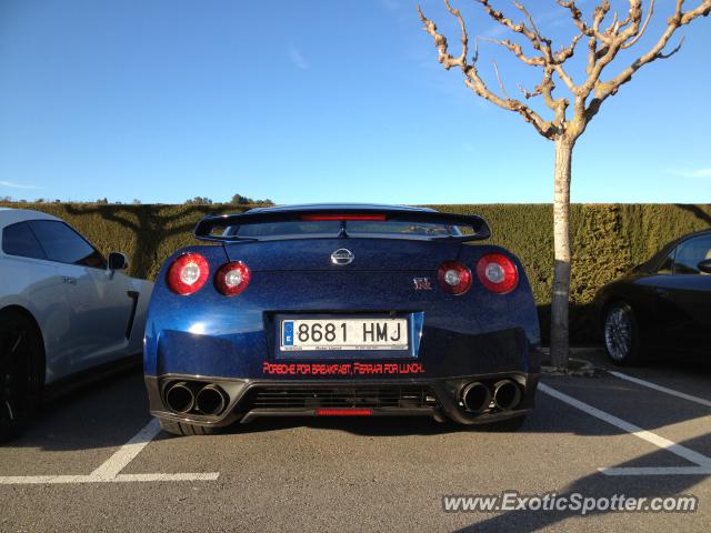Nissan GT-R spotted in Montblanc, Spain