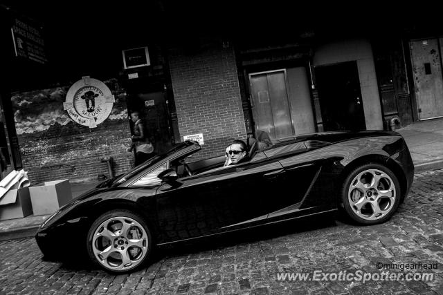 Lamborghini Gallardo spotted in New York, New York