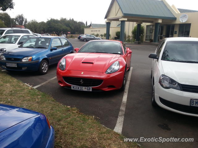 Ferrari California spotted in Benini, South Africa