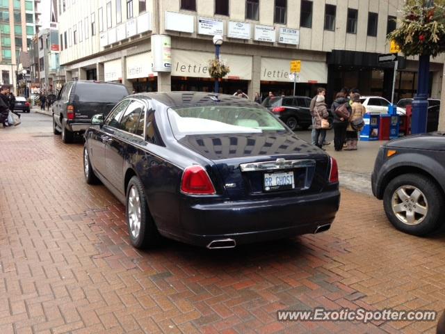 Rolls Royce Ghost spotted in Toronto, Canada