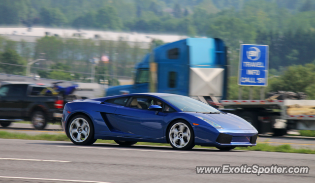 Lamborghini Gallardo spotted in Binghamton, New York