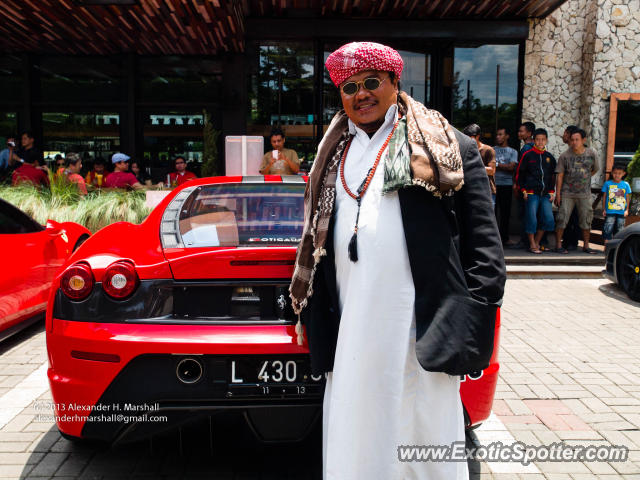 Ferrari F430 spotted in Jakarta, Indonesia