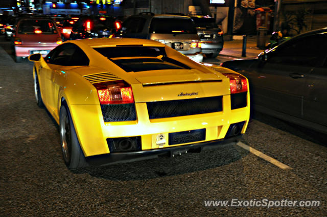 Lamborghini Gallardo spotted in Bukit Bintang KL, Malaysia