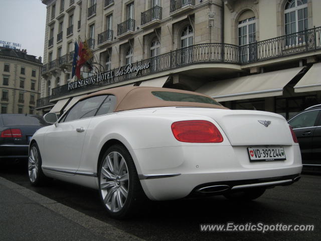 Bentley Continental spotted in Geneva, Switzerland