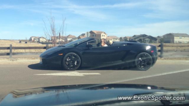 Lamborghini Gallardo spotted in Castle rock, Colorado