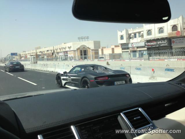 Porsche 918 Spyder spotted in Doha, Qatar