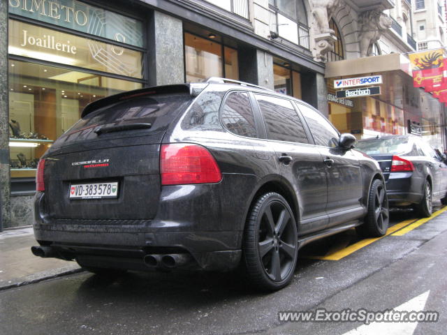 Porsche Cayenne Gemballa 650 spotted in Geneva, Switzerland
