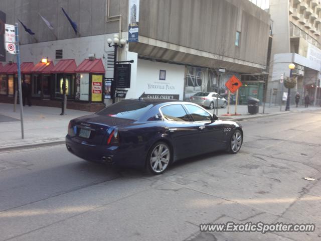 Maserati Quattroporte spotted in Toronto, Canada