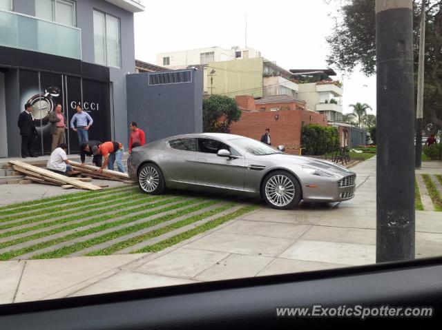 Aston Martin Rapide spotted in Lima, Peru