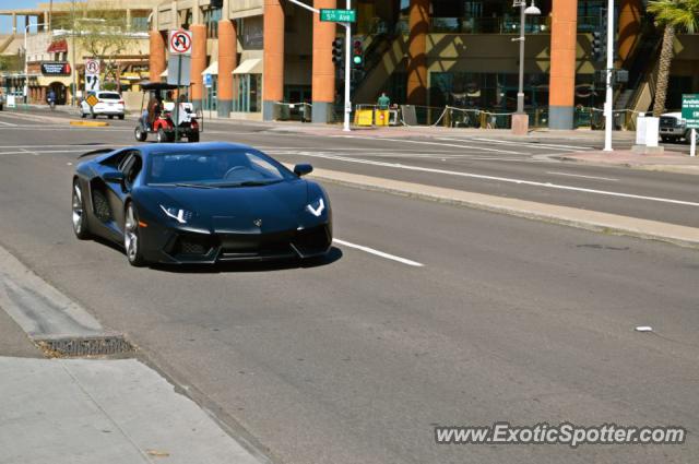 Lamborghini Aventador spotted in Scottsdale, Arizona
