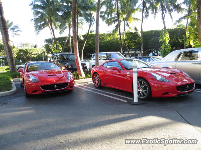 Ferrari California spotted in Miami, Florida