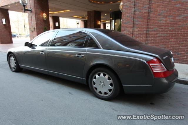 Mercedes Maybach spotted in Boston, Massachusetts